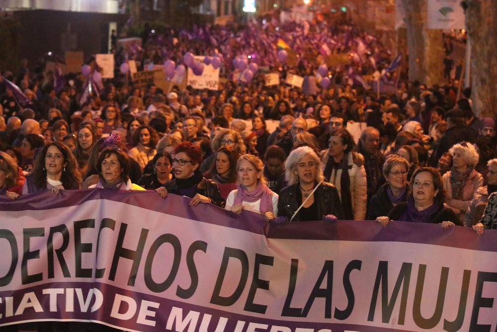 Manifestaciones por el 8M en Málaga