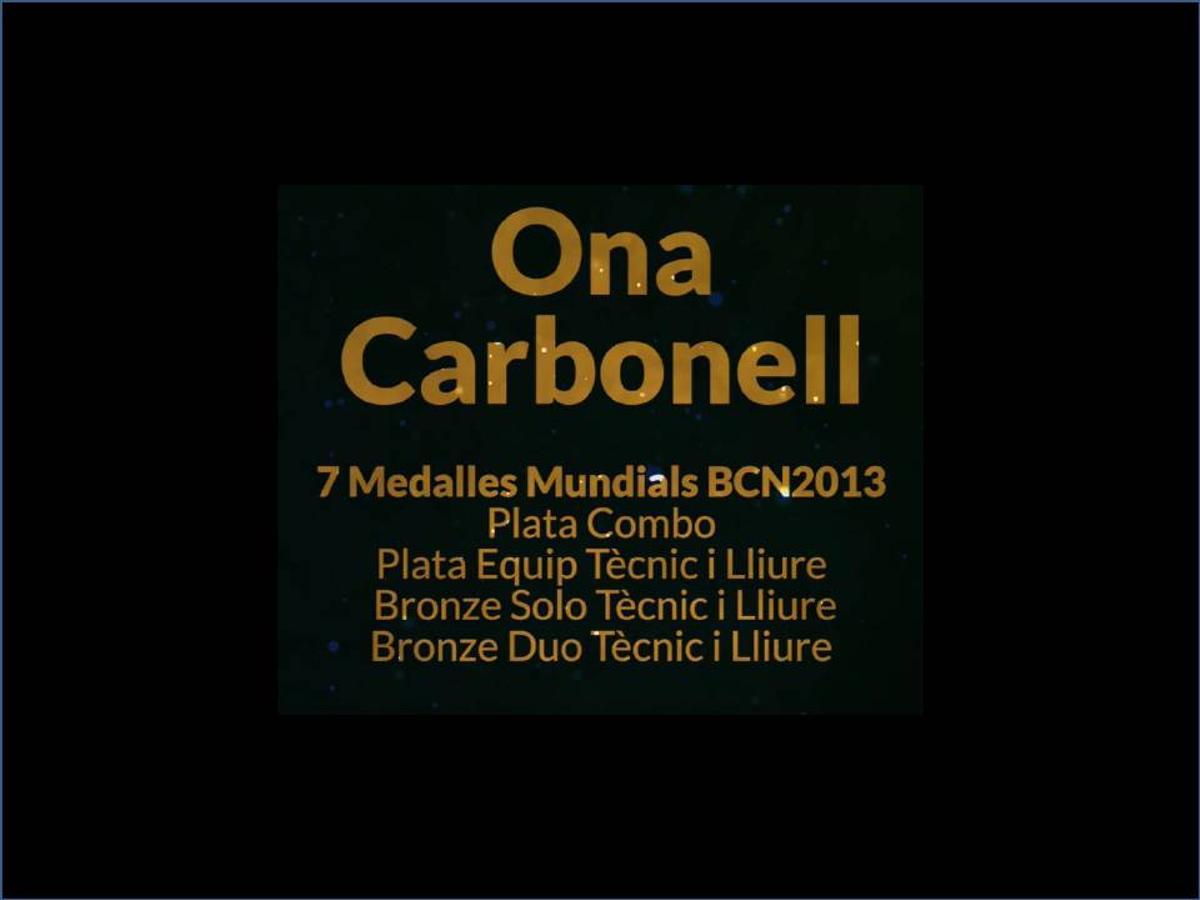 MOMENT #100FCN: Ona Carbonell se cuelga 7 medallas en los Mundiales de Natación Barcelona 2013