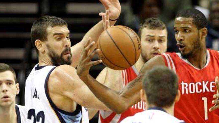 Marc Gasol, en una acción del partido.