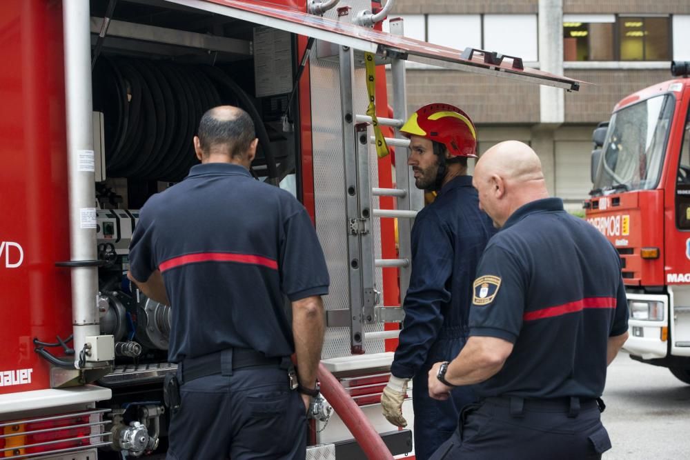 Nuevos bomberos de Oviedo