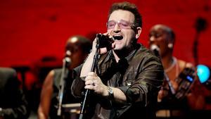 Una reciente actuación de Bono en el teatro Apollo de Nueva York.
