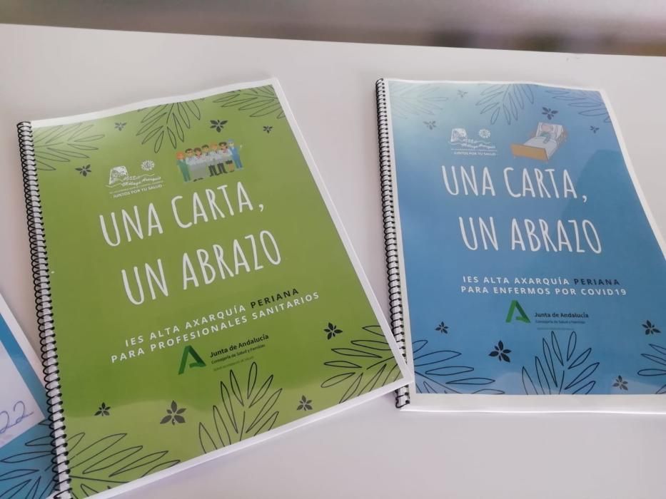 Cartas escritas por los alumnos de 2 y 3 de ESO del IES Alta Axarquía, en Periana.