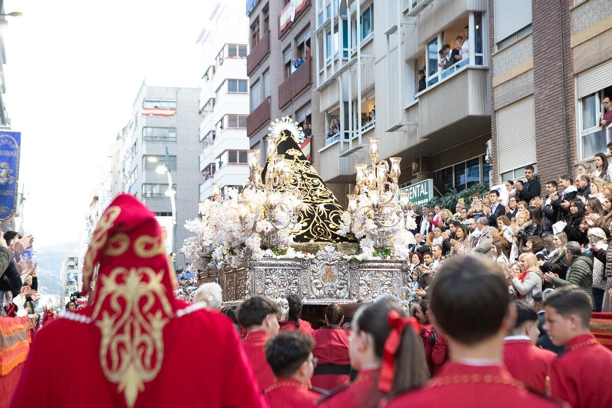 La procesión del Viernes Santo de Lorca, en imágenes