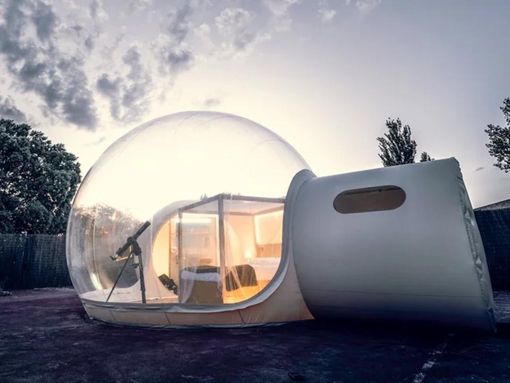 La curiosa habitación dentro de una burbuja en mitad de Castilla - La Mancha