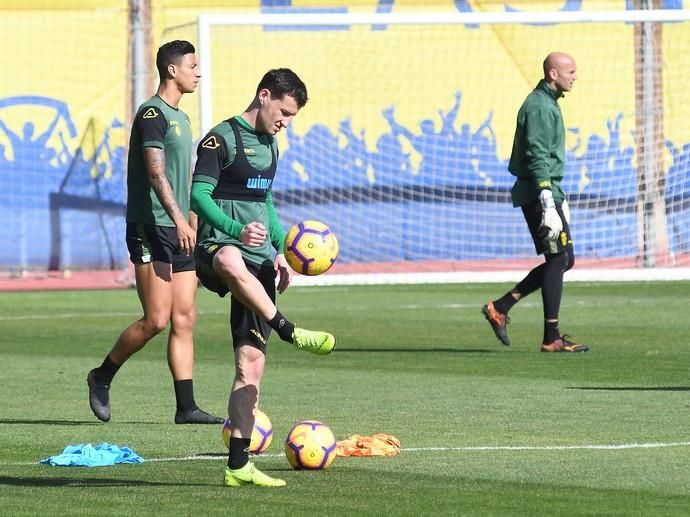 01/02/2019 TELDE. Entrenamiento UD Las Palmas en El Hornillo.  Fotografa: YAIZA SOCORRO.