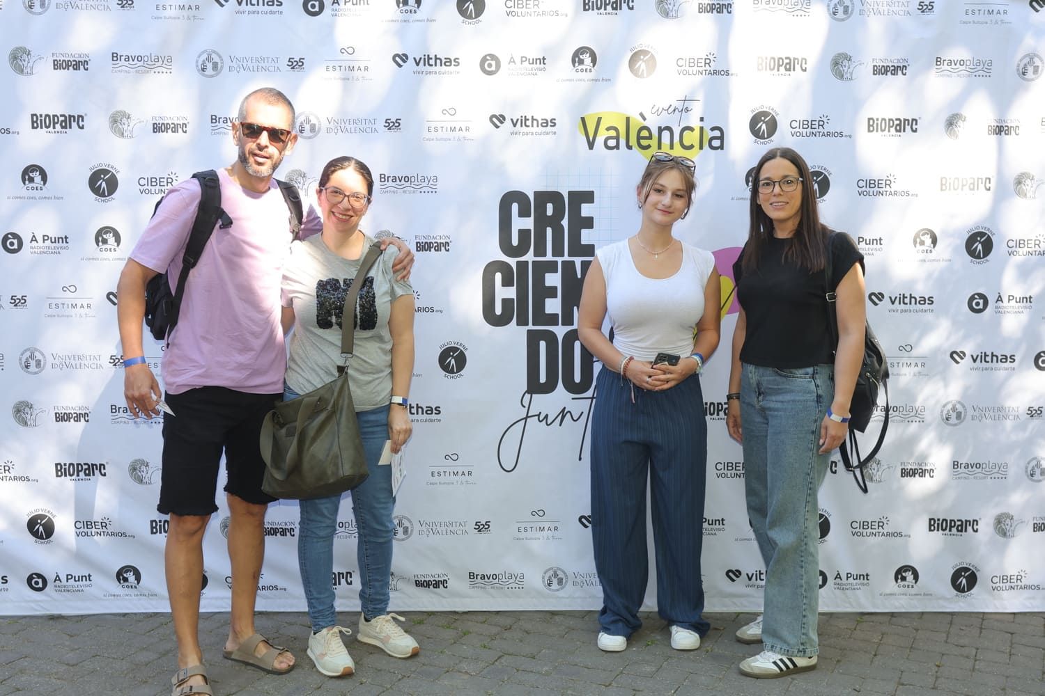 'Creciendo Juntos' en Bioparc València: photocall de todos los asistentes