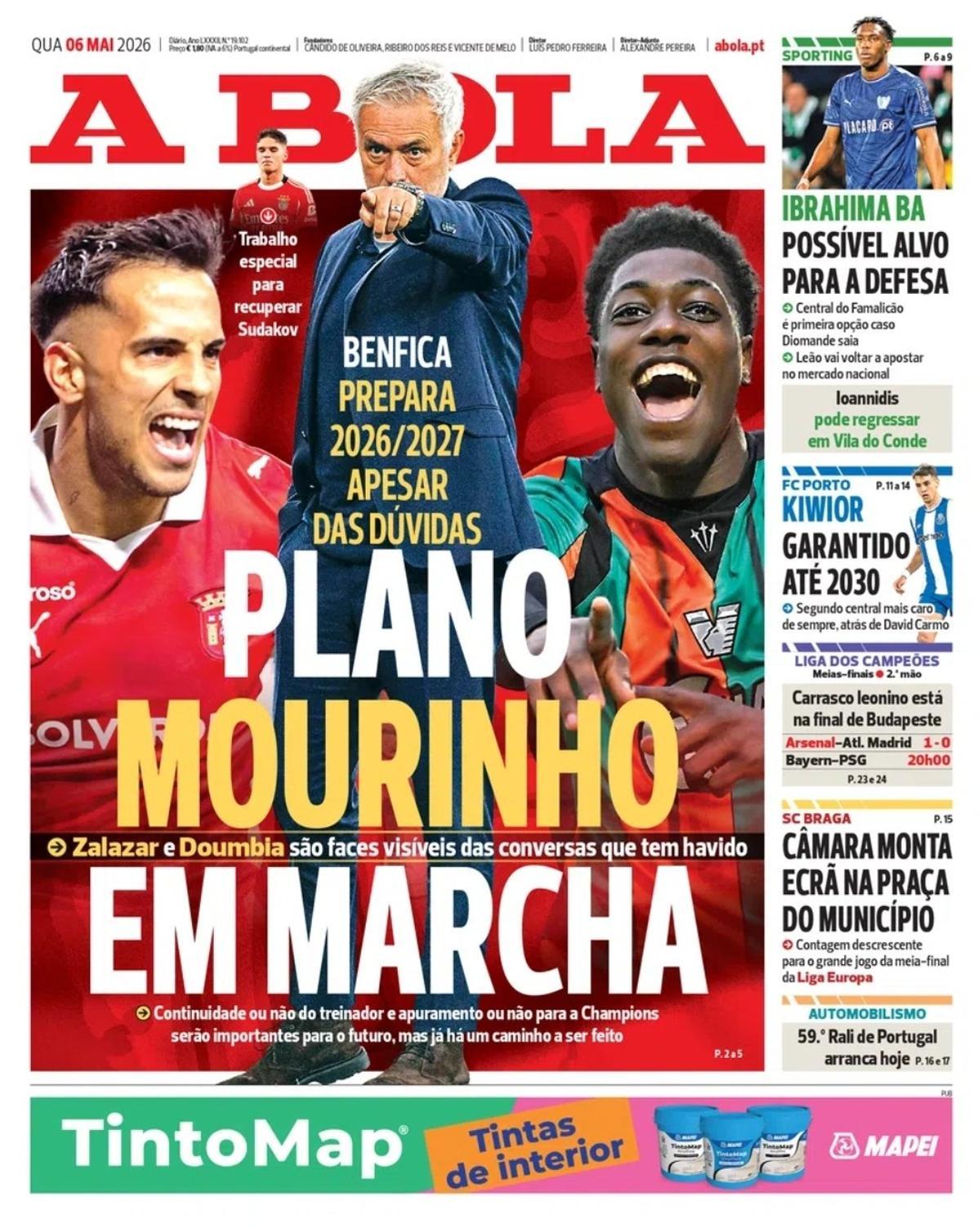 Estas son las portadas de la prensa deportiva de hoy