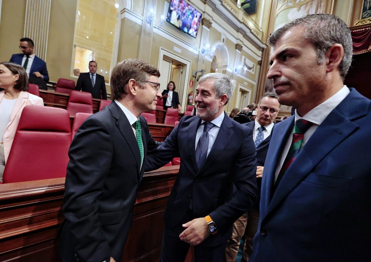 Segunda sesión del debate de investidura en el Parlamento de Canarias