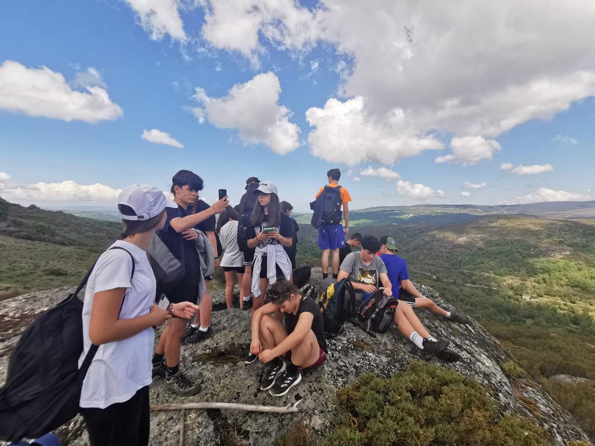 Viaxe a Pena Trevinca do alumnado de Proxecto Competencial de 3.º ESO.