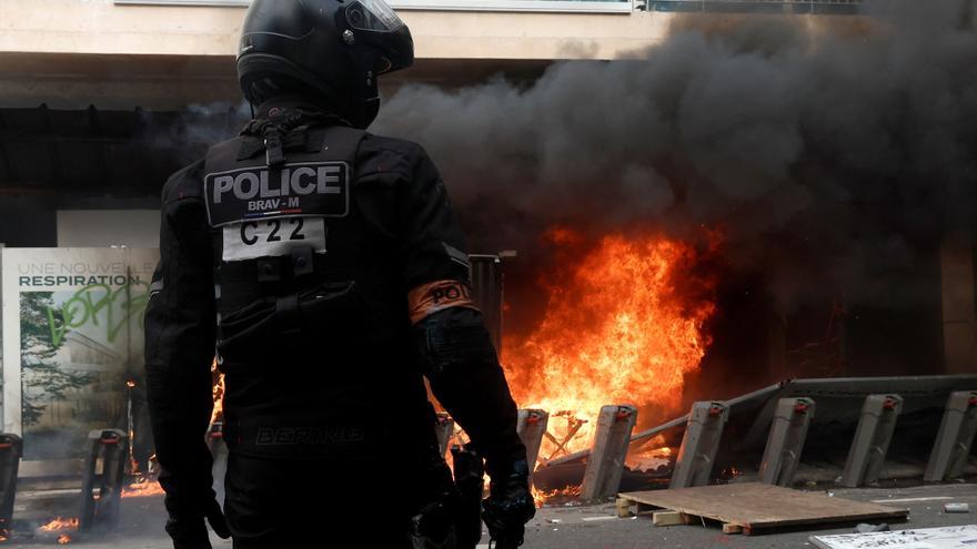 Las imágenes de los disturbios en Francia durante el Día del Trabajador