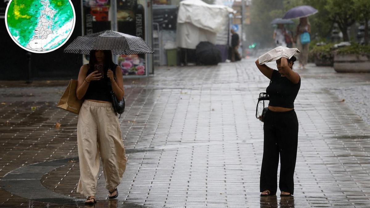 La lluvia cambia la estampa del verano en Córdoba: las imágenes que dejan las precipitaciones este lunes 24 de agosto