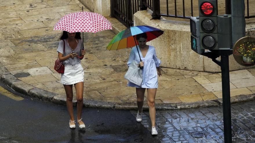 El tiempo en Valencia anuncia tormentas y una bajada del termómetro.