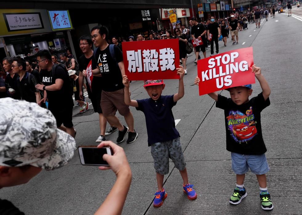 Protestas en Hong Kong por la ley de extradición