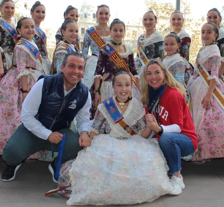 La foto familiar de María Ayora...