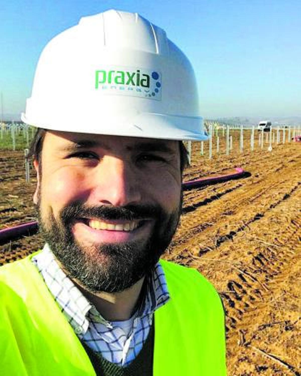 Pablo Cuesta, en una de las instalaciones de la empresa.