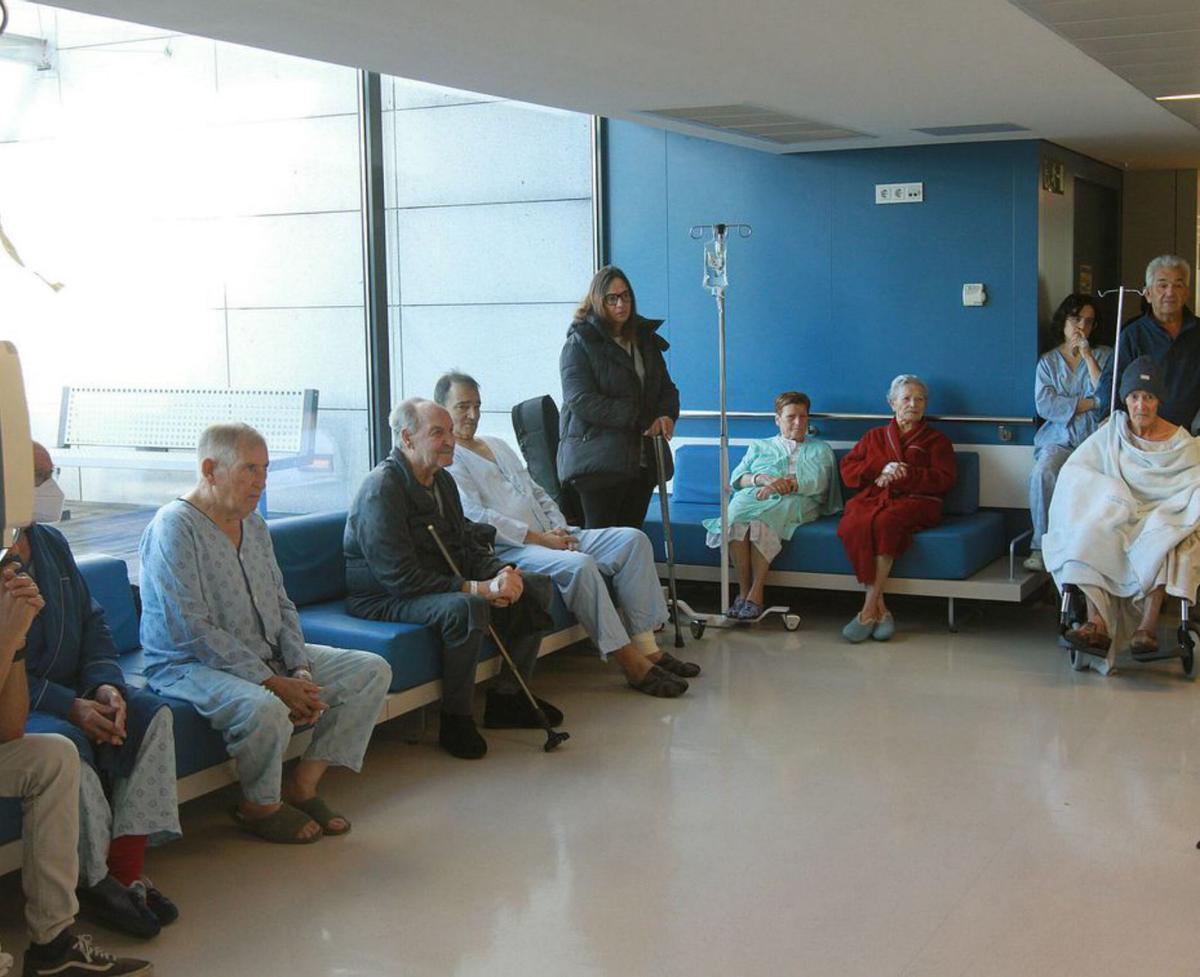 Pacientes y familiares disfrutaron del concierto. |