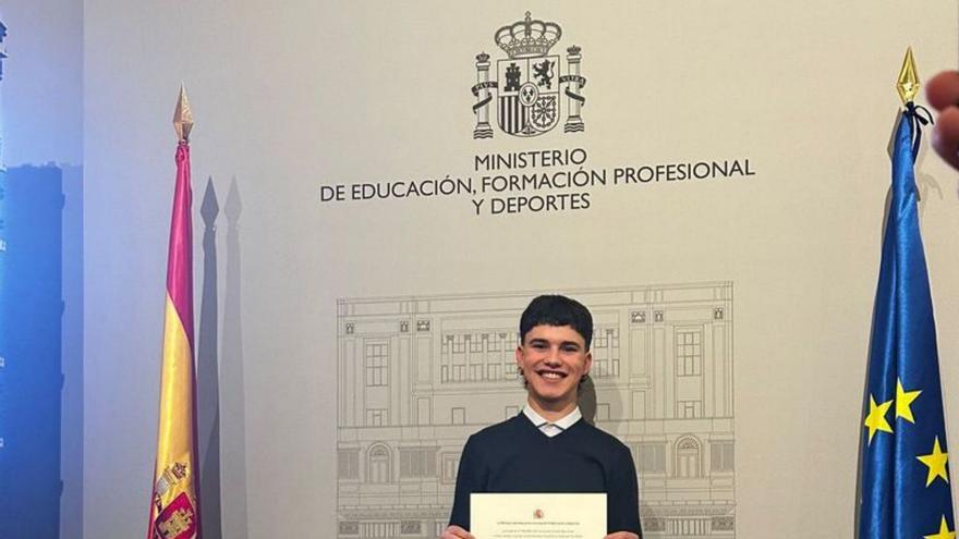 Ismael Abad Arbués, alumno de 2º de Bachillerato.