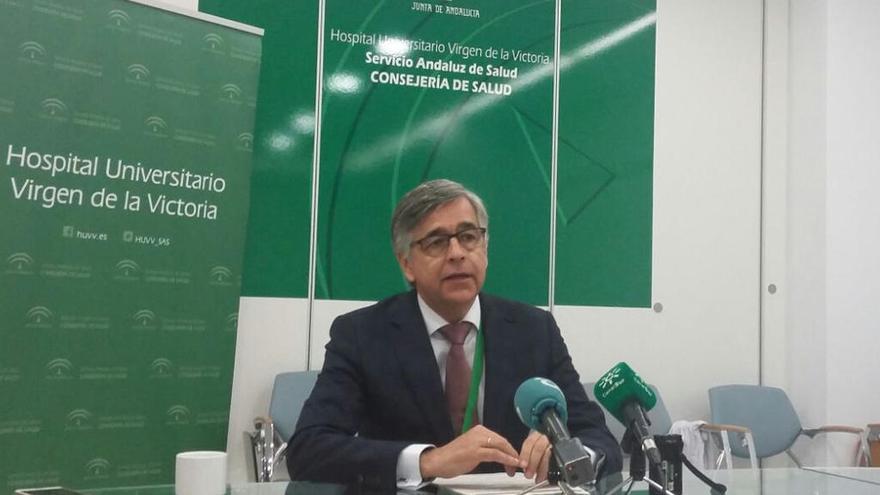 José Antonio Medina, durante la rueda de prensa.