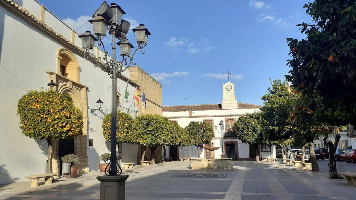 Plaza de la Constitución en Villa del Río, Córdoba