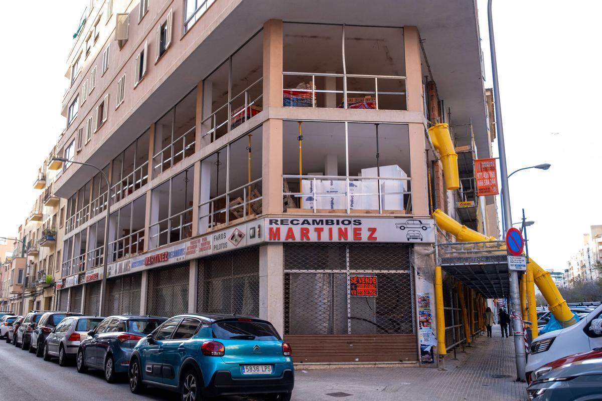 La antigua tienda de Recambios Martínez se convierte en una promoción de pisos VPL