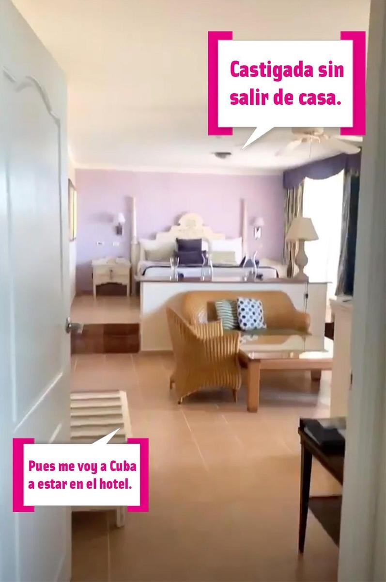 La habitación de Lara Álvarez en Cuba