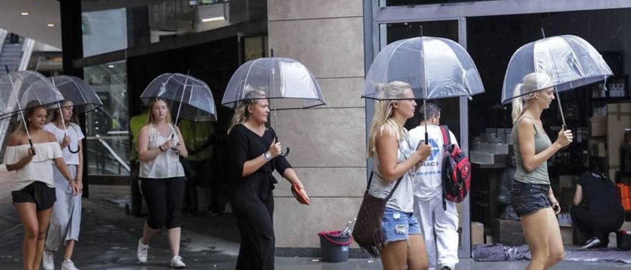 Los bares lamentan los días de lluvia.