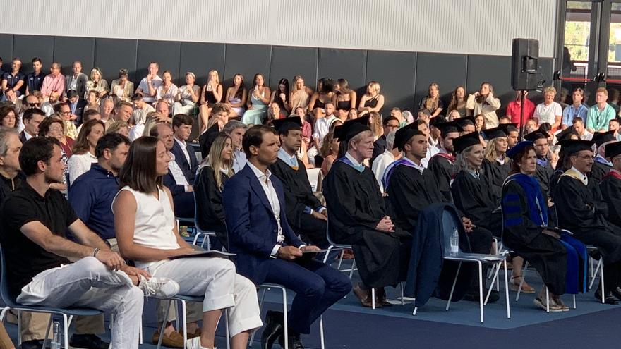 Nadal, durante la ceremonia de graduación en su Academia: “Todos los cambios son difíciles y conllevan incertidumbre y dudas que son buenas”