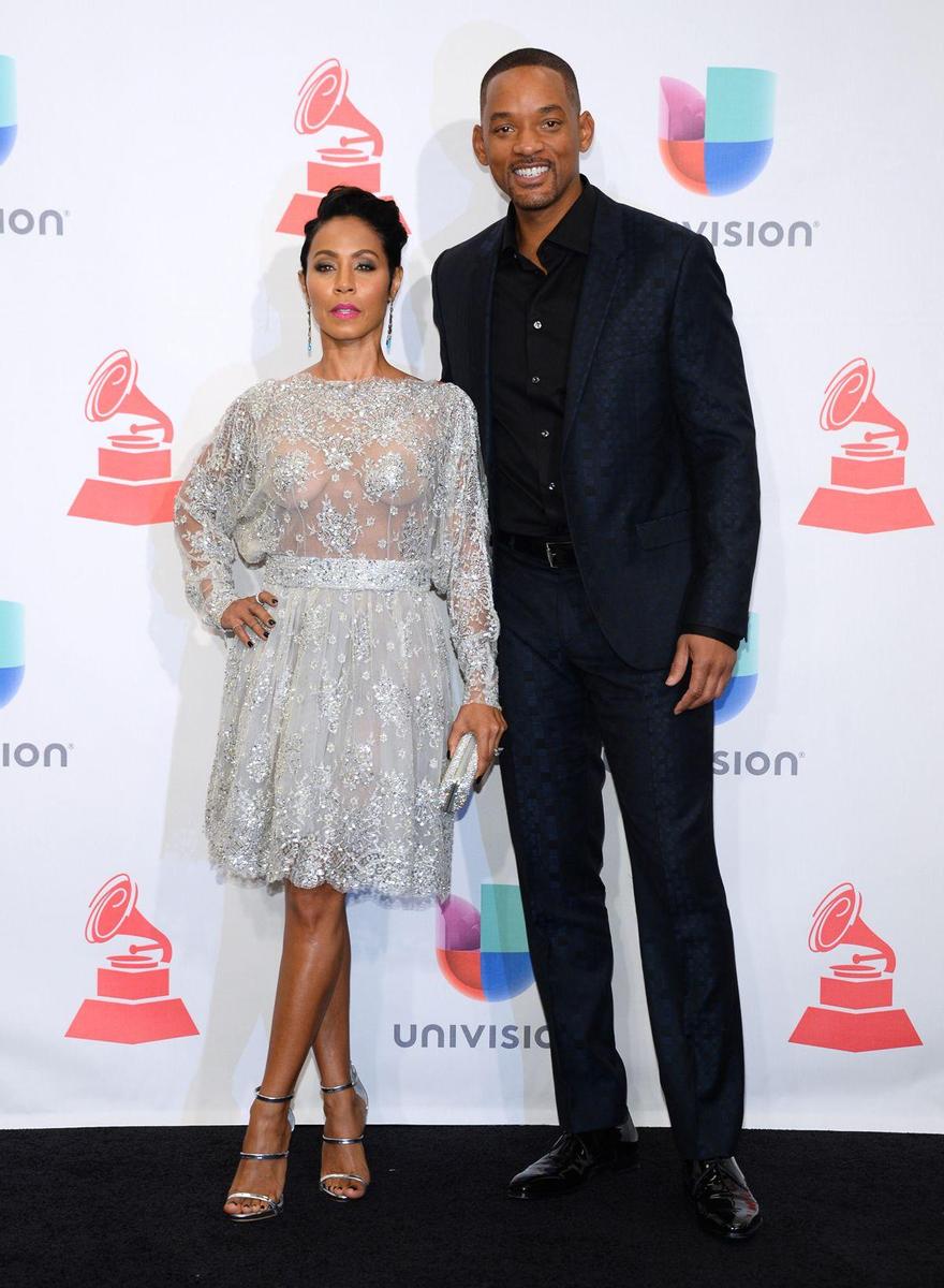 Jada Pinkett Smith y Will Smith en los Premios Grammy Latino 2015