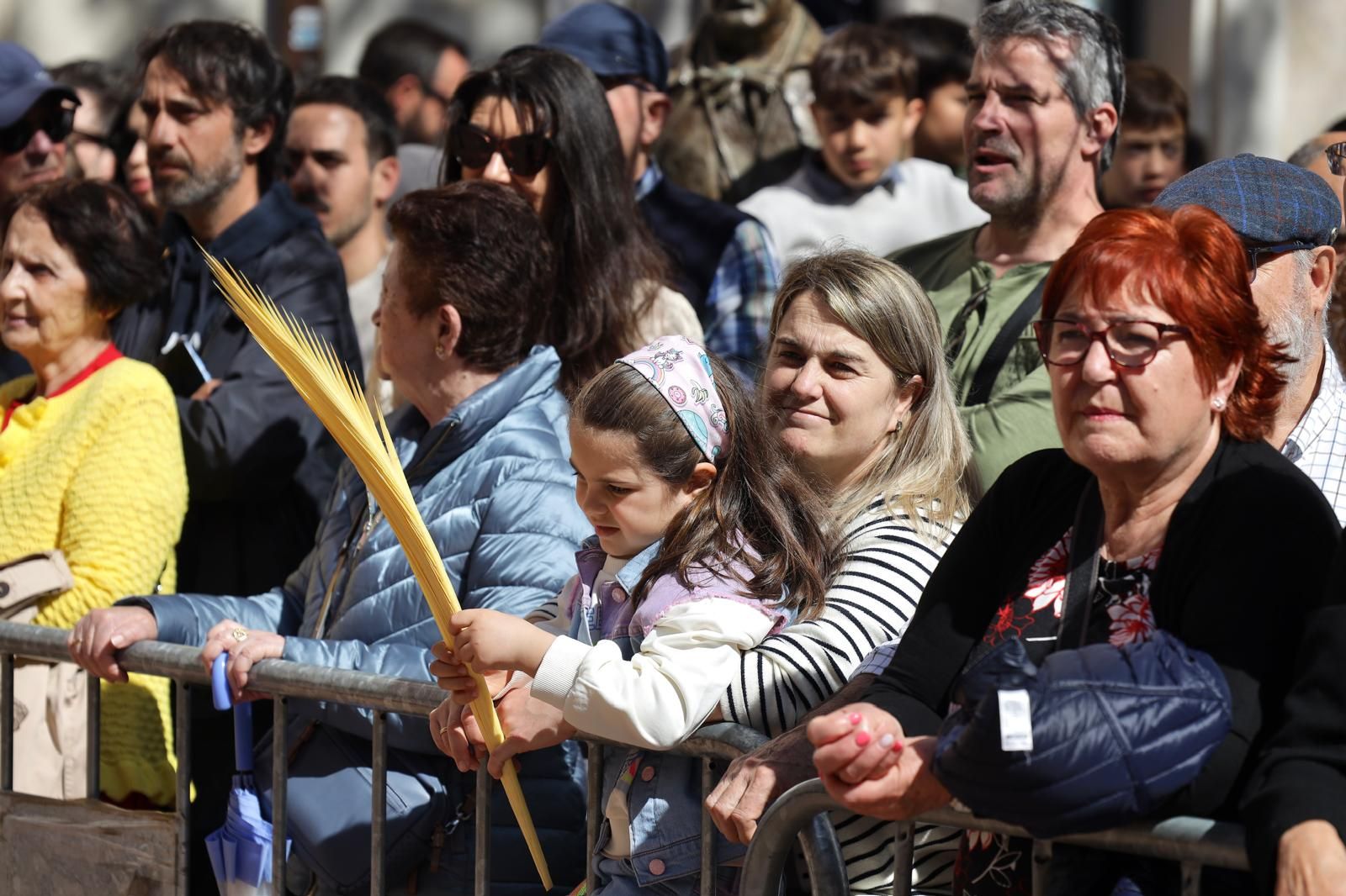 En imágenes | Emoción y mucho público en la procesión de las palmas de Zaragoza