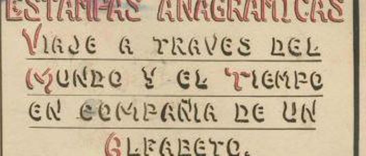 Cartel que anunció en 1934 la exposición de Rafael García en el casino de Tui.