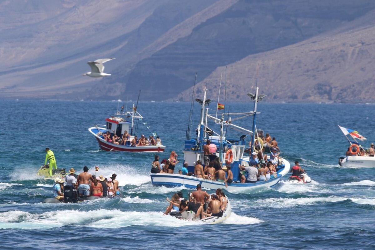 Procesión de la Caleta de Famara 2023.