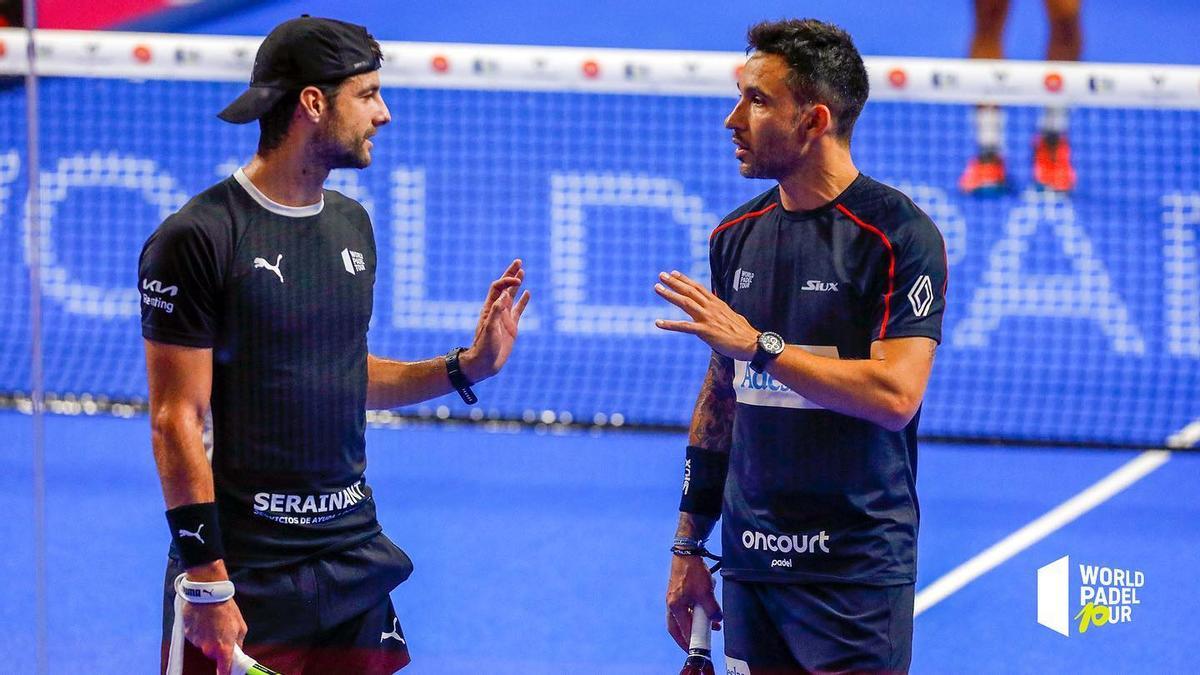 Sanyo jugó con Momo en World Padel Tour en 2023
