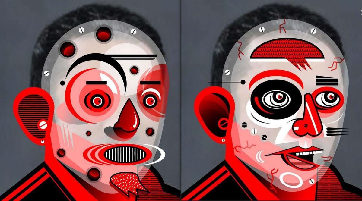 Obras de Vicente Aguado, que participa en el festival