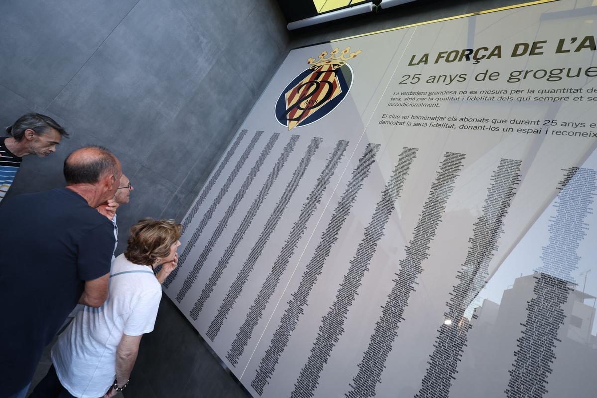 El club reconoce a los abonados con 25 años de antigüedad El club reconoce a los abonados con 25 años de antigüedad