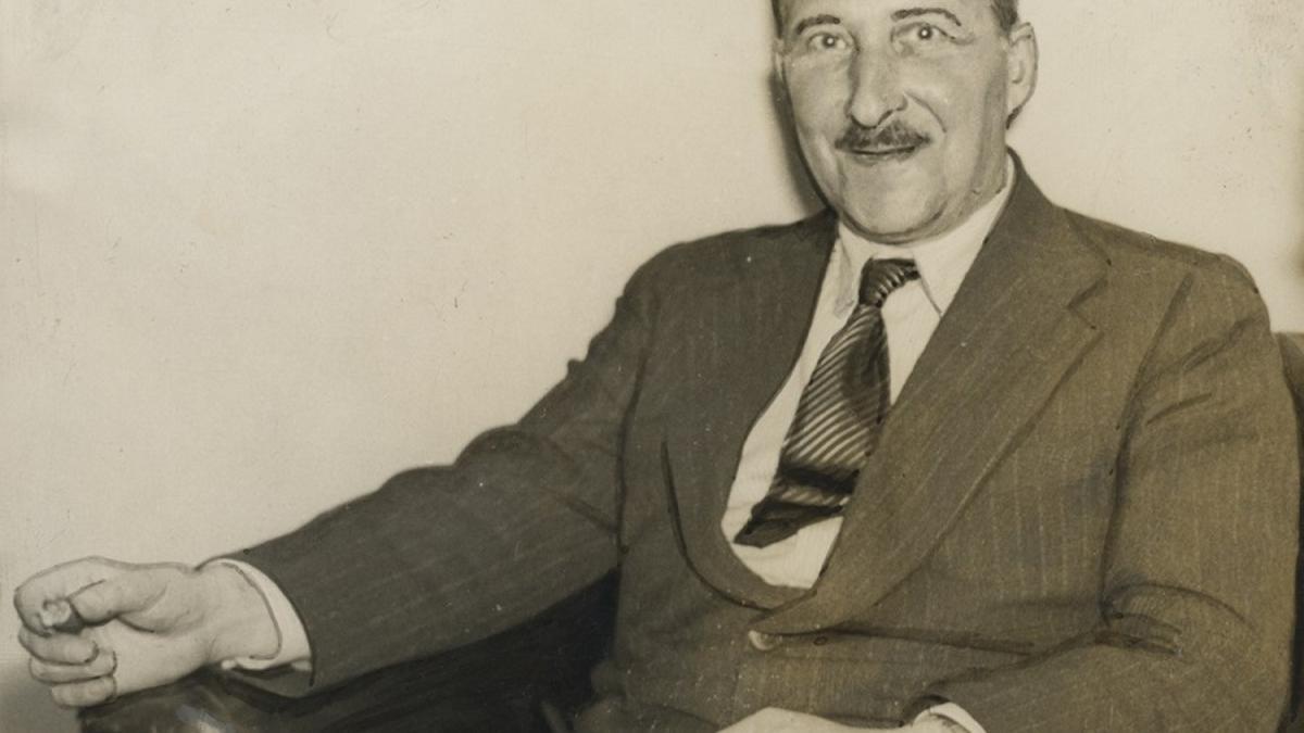 Retrato del escritor Stefan Zweig.