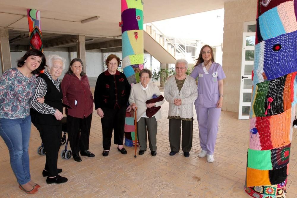 Ganchillo en el Colegio Atalayas de Cartagena