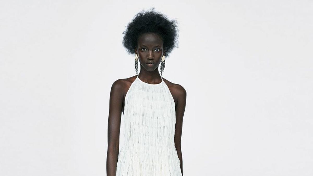 Zara apunta alto copiando a la perfección el vestido Damier de Louis Vuitton  de 2.500 euros