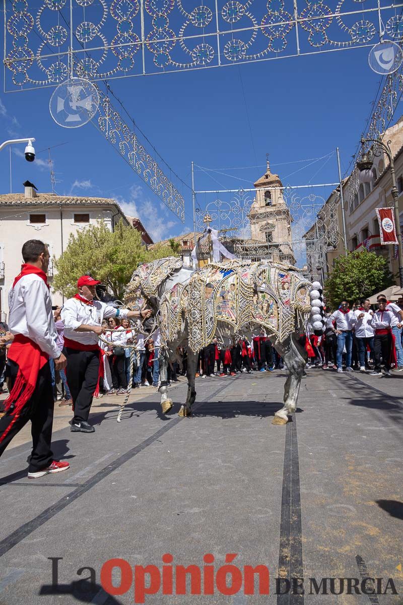 Recorrido Caballos del Vino día dos de mayo en Caravaca