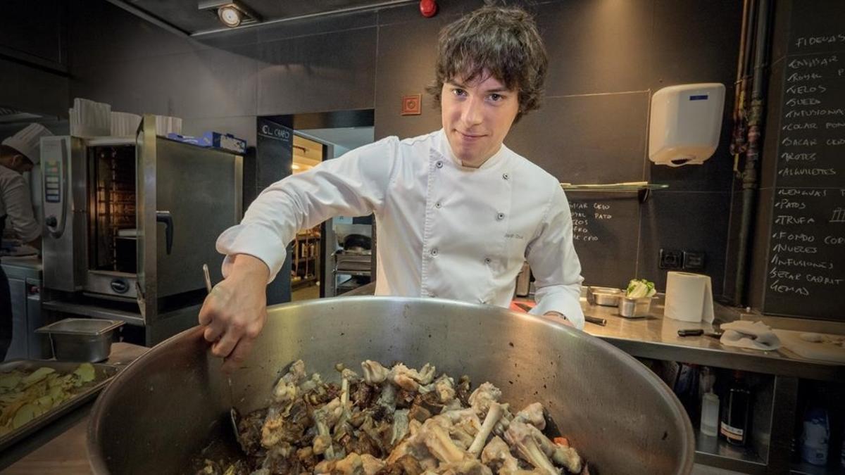 Jordi Cruz, en la cocina del restaurante Àbac