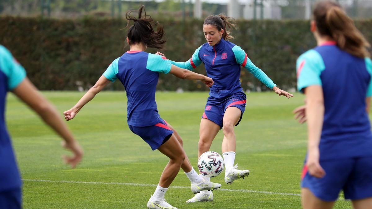 El Barça Femenino prepara el duelo ante el Madrid CFF