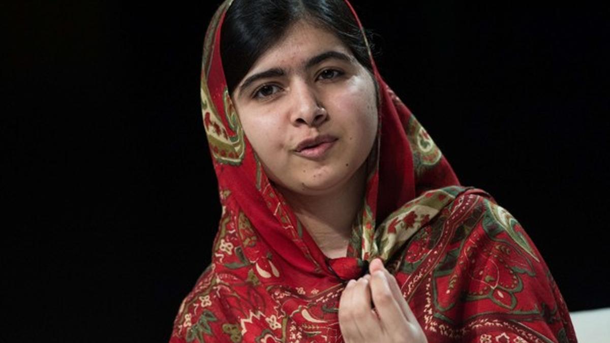 Malala Yousafzai en la convención 'Forbes Under 30'.