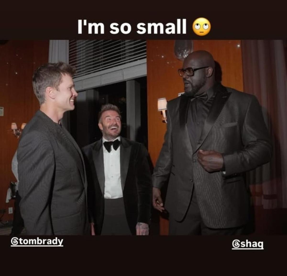 Historia de Instagram de David Beckham en su fiesta de 50 aniversario.