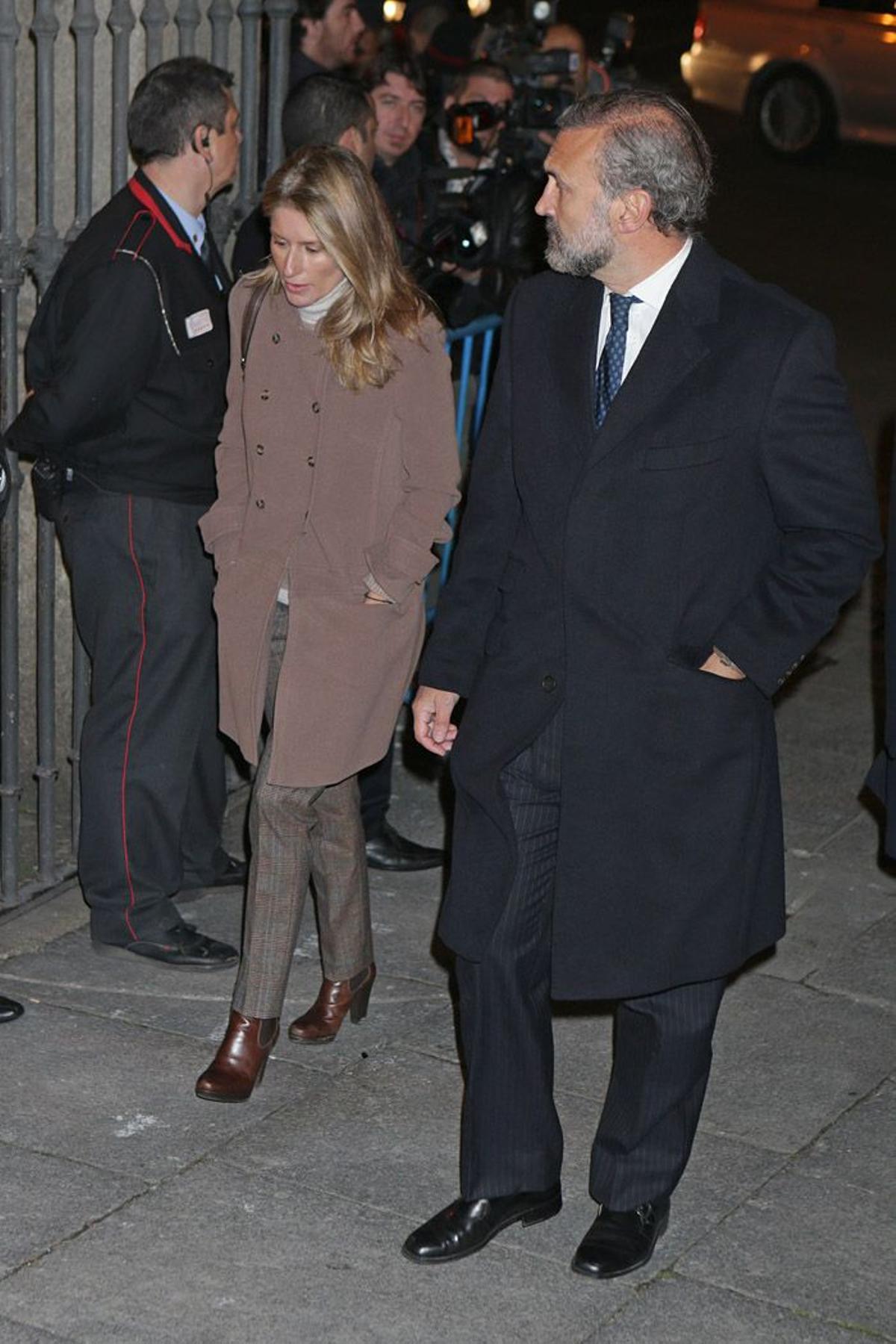 Funeral de la duquesa de Alba, María Chávarri y Javier Soto