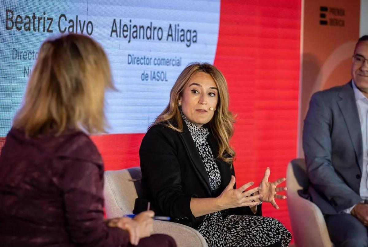 Beatriz Calvo, directora general de Nunsys Group durante su intervención en el evento de Zaragoza