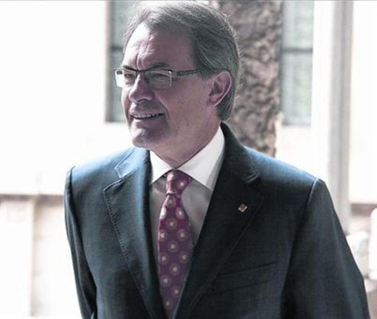 El president de la Generalitat, Artur Mas, ahir. El president de la Generalitat, Artur Mas, ahir.