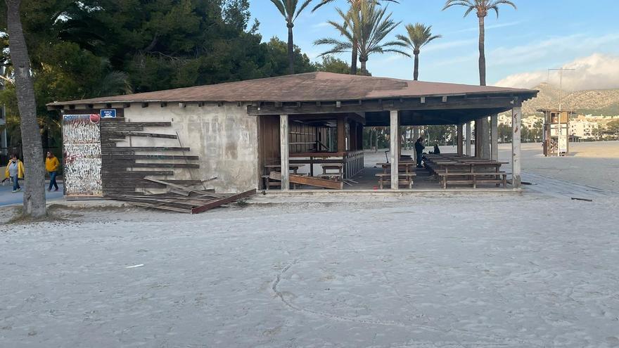 Alcúdia: Las obras en los balnearios no se interrumpirán en temporada alta