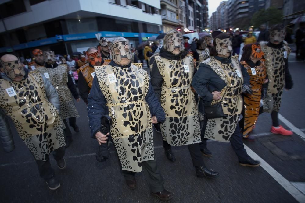 Desfile del martes de Carnaval en el Antroxu de Avilés