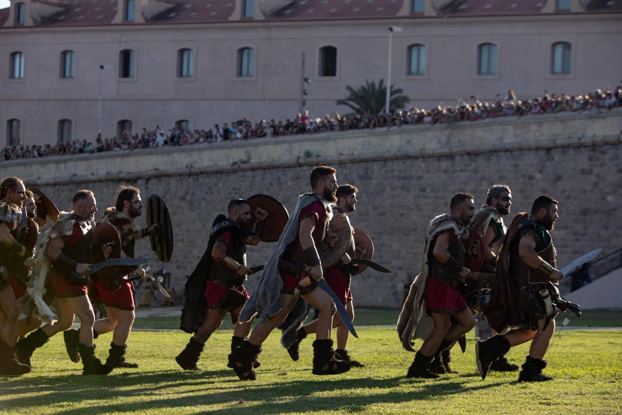 Batalla de Carthagineses y Romanos