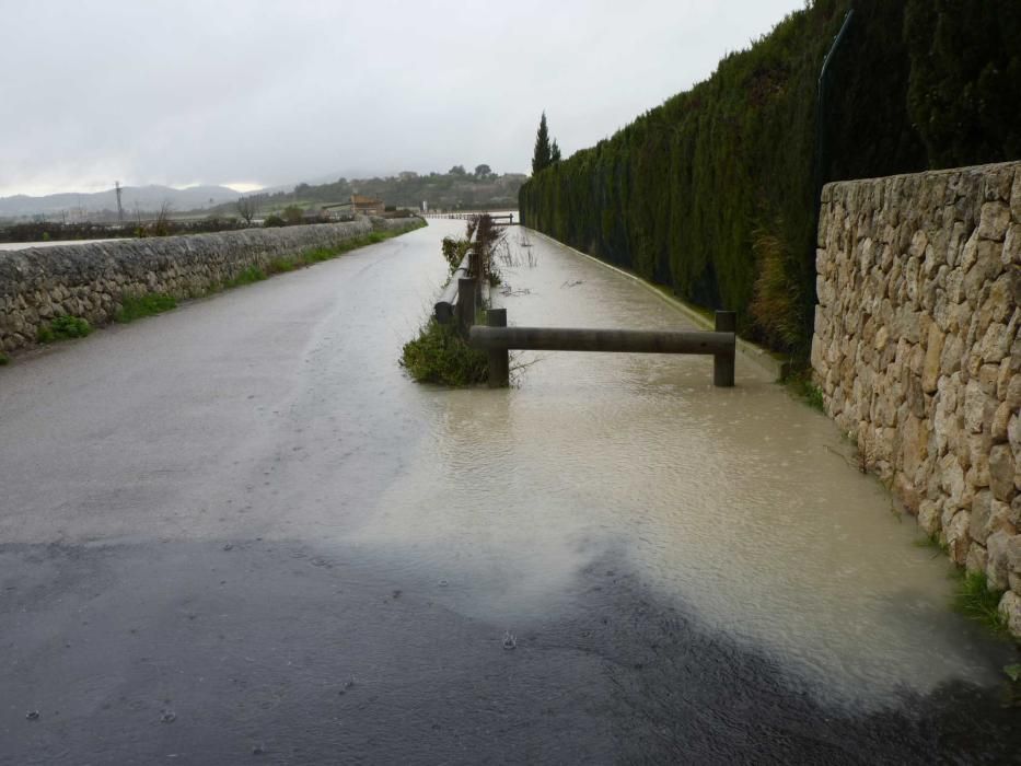 Los estragos del temporal en Mallorca