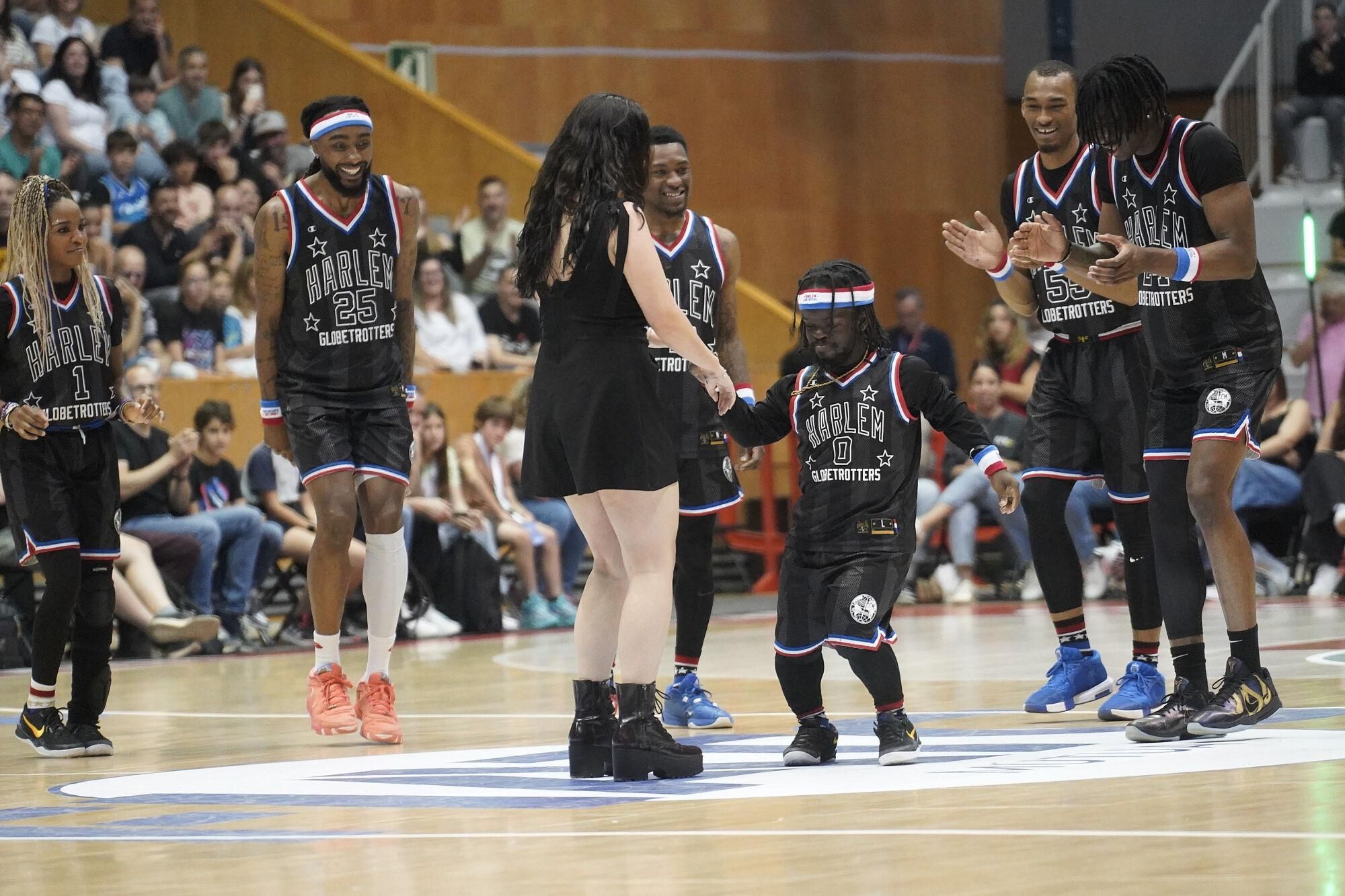 Girona. Fontajau partit dels Harlem Globetrotters